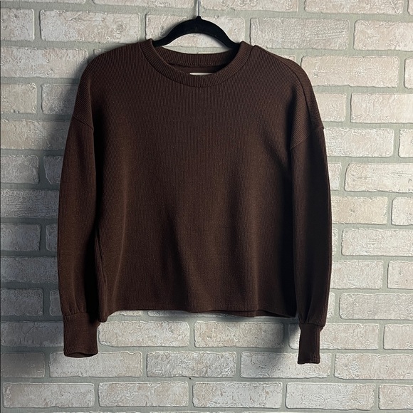 Madewell Waffle Ribbed Sweater- Size S - Picture 1 of 3